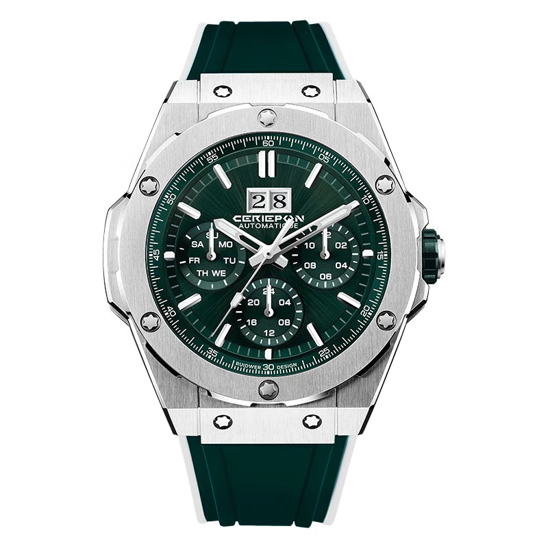 Flex Collection Emerald Automatic Steel Watch