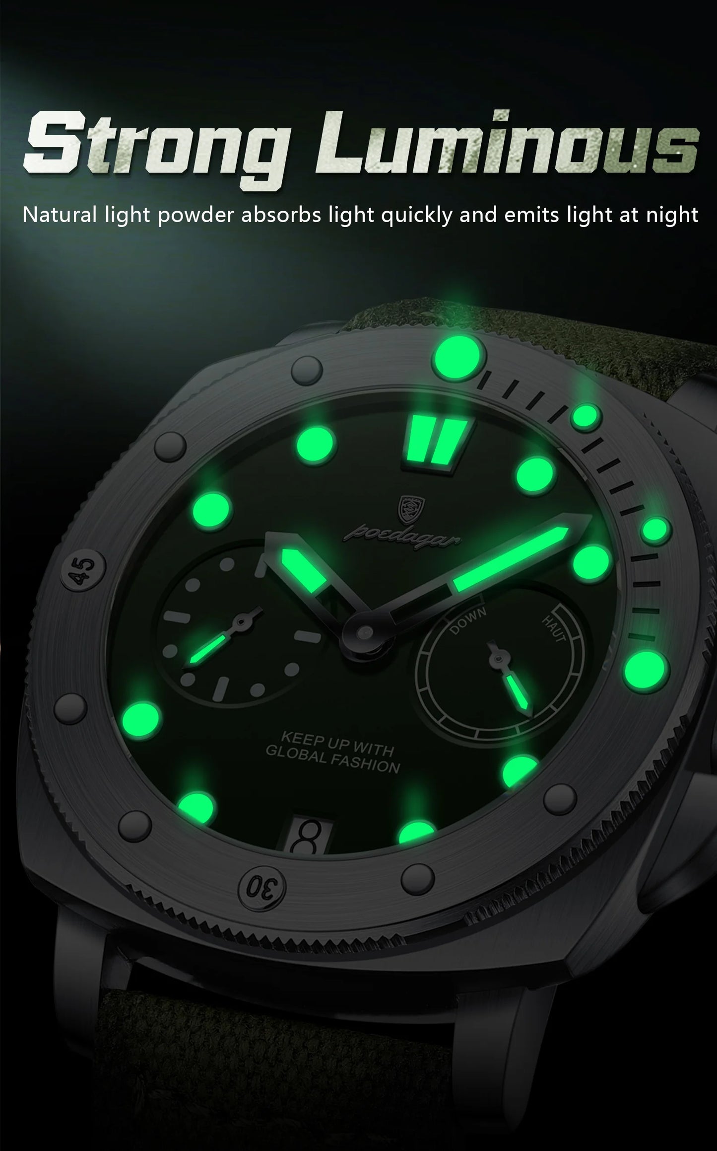 Flex Collection Military Sport Watch – Green Edition