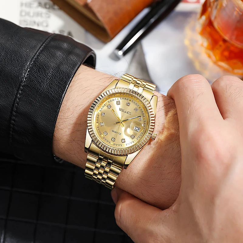Flex Collection Classic Business Watch Gold & Silver Edition