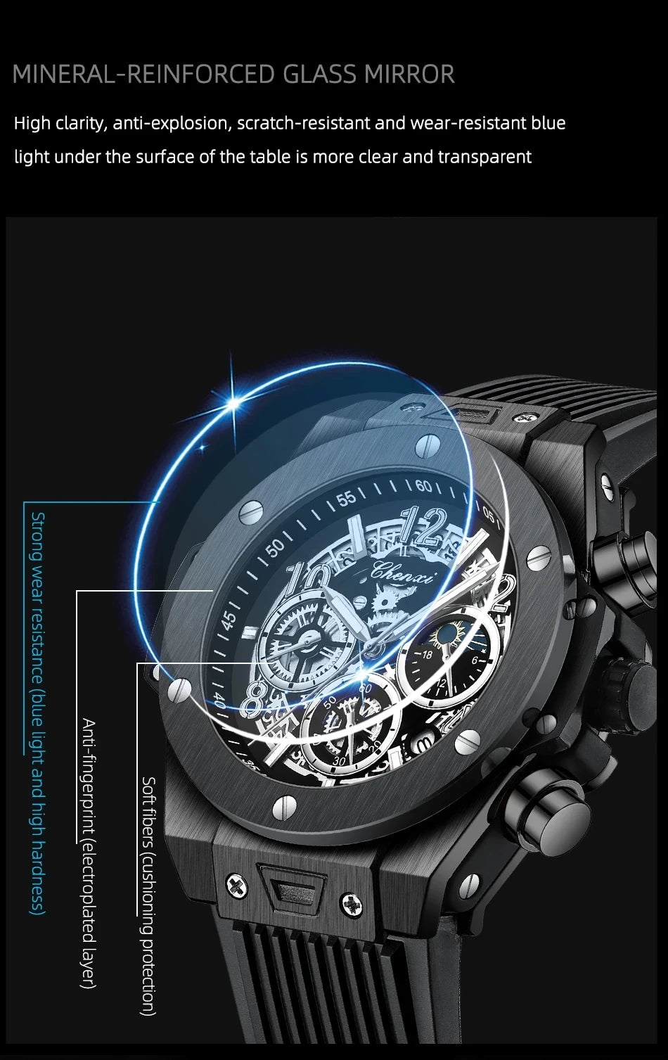 Flex Collection Moonphase Sport Chronograph