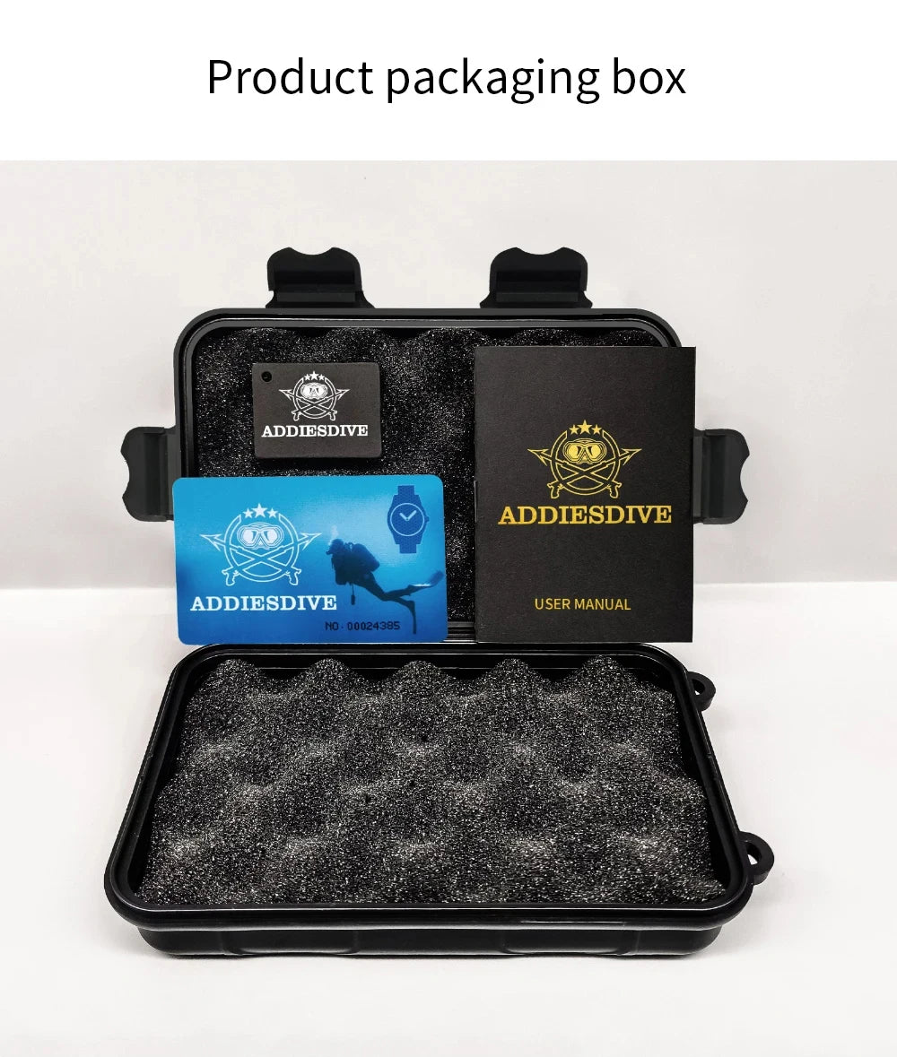 ADDIESDIVE 2024 Top Luxury Men GMT Quartz Wrist Watches Men's Business Sports Luminous 20Bar Waterproof Watch Gift Reloj Hombre