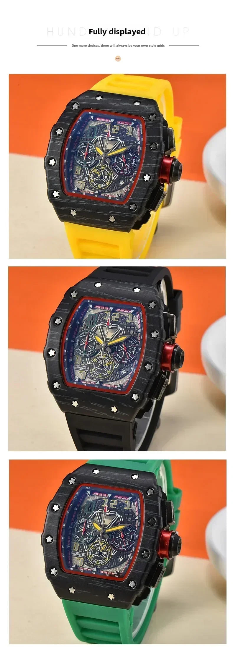 Flex Collection Chrono Sport Watch Limited Color Series