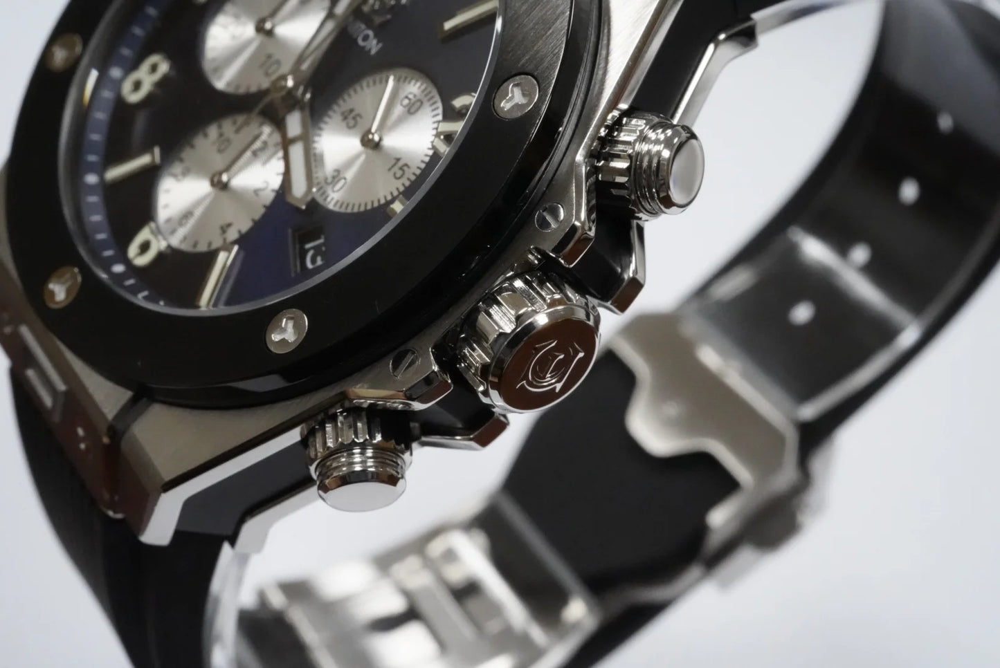 ENITON New 40mm Man watch Luxury Man watch Business Watch men 5030D Quartz Movement Stainless Steel Men's wrist watch