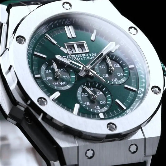 Flex Collection Emerald Automatic Steel Watch