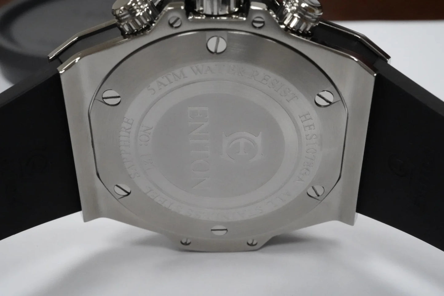 ENITON New 40mm Man watch Luxury Man watch Business Watch men 5030D Quartz Movement Stainless Steel Men's wrist watch